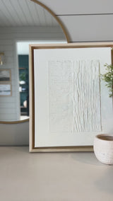 Cream Textured Canvas Wall Art