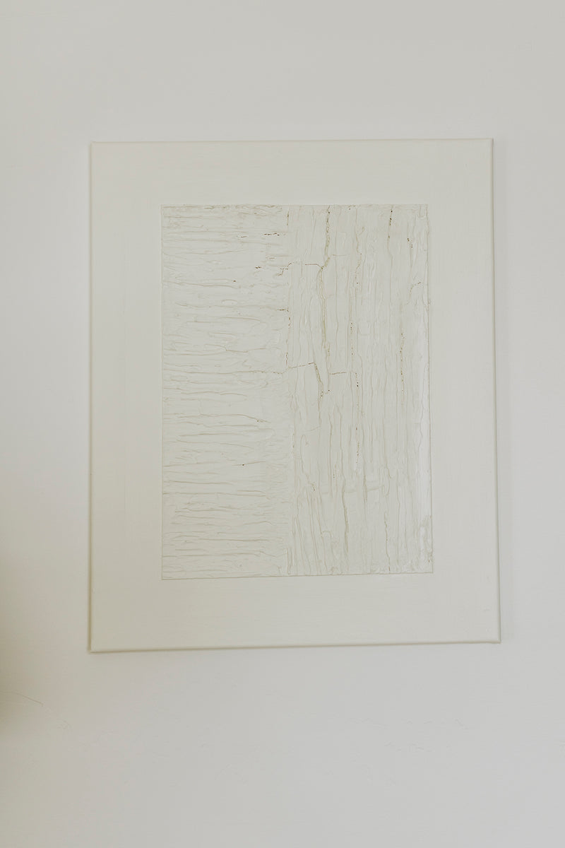 Cream Textured Canvas Wall Art