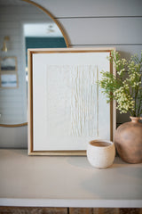 Cream Textured Canvas Wall Art