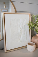 Cream Textured Canvas Wall Art