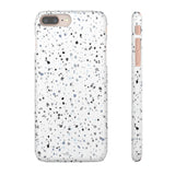 White Terazzo Phone Case
