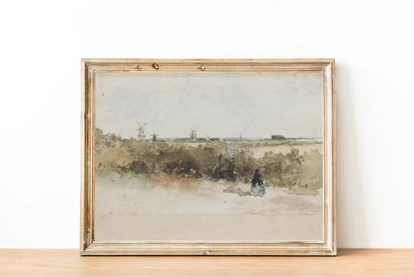Farmhouse lll Vintage Art Print