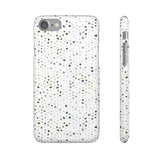 White Terrazzo Phone Case