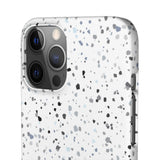 White Terazzo Phone Case