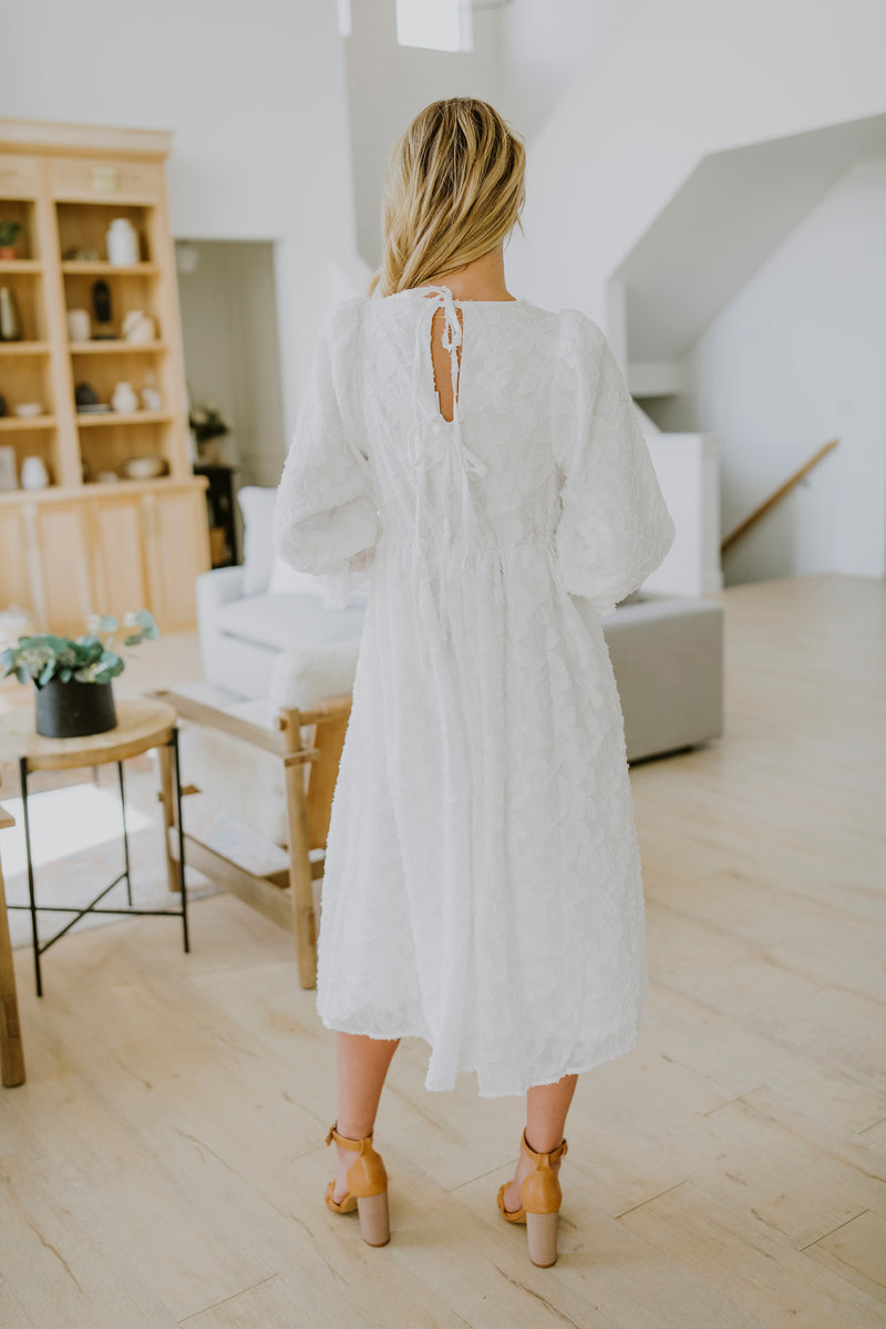Kenedi Ivory Floral Dress