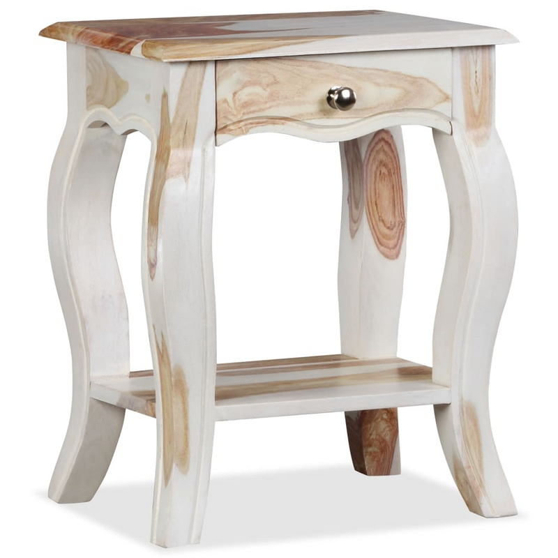 vidaXL Bedside Cabinet Solid Sheesham Wood 15.7"x11.8"x19.7"