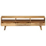vidaXL TV Cabinet Solid Mango Wood 55.1"x11.8"x16.1"