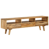 vidaXL TV Cabinet Solid Mango Wood 55.1"x11.8"x16.1"