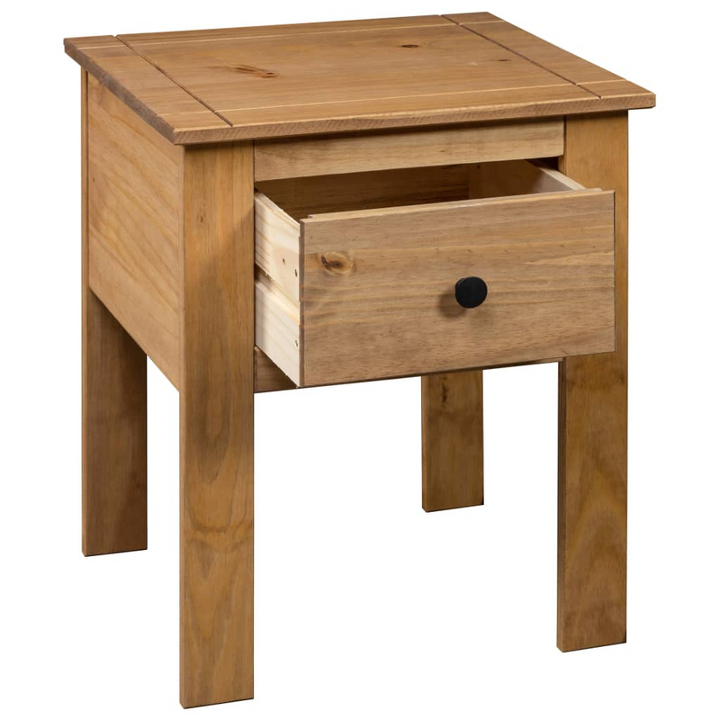 vidaXL Bedside Cabinet 18.1"x15.7"x22.4" Pine Panama Range