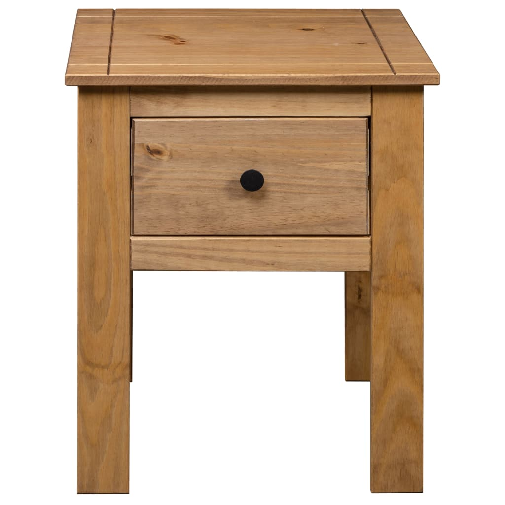 vidaXL Bedside Cabinet 18.1"x15.7"x22.4" Pine Panama Range