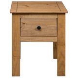 vidaXL Bedside Cabinet 18.1"x15.7"x22.4" Pine Panama Range