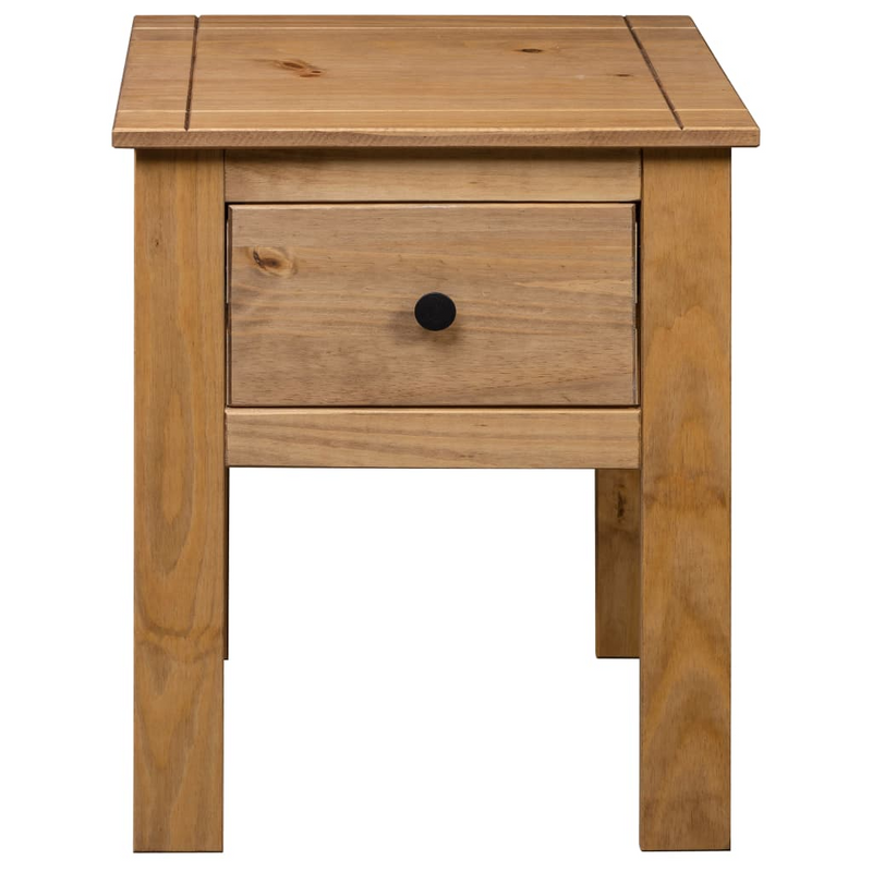 vidaXL Bedside Cabinet 18.1"x15.7"x22.4" Pine Panama Range