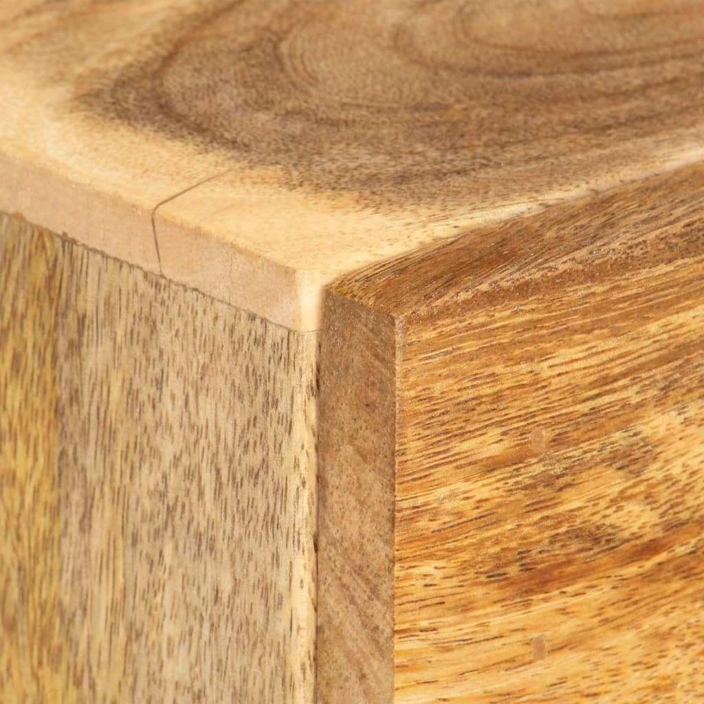 vidaXL Bedside Cabinet 15.7"x11.8"x19.7" Solid Mango Wood