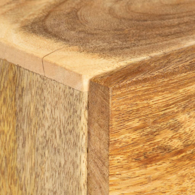 vidaXL Bedside Cabinet 15.7"x11.8"x19.7" Solid Mango Wood
