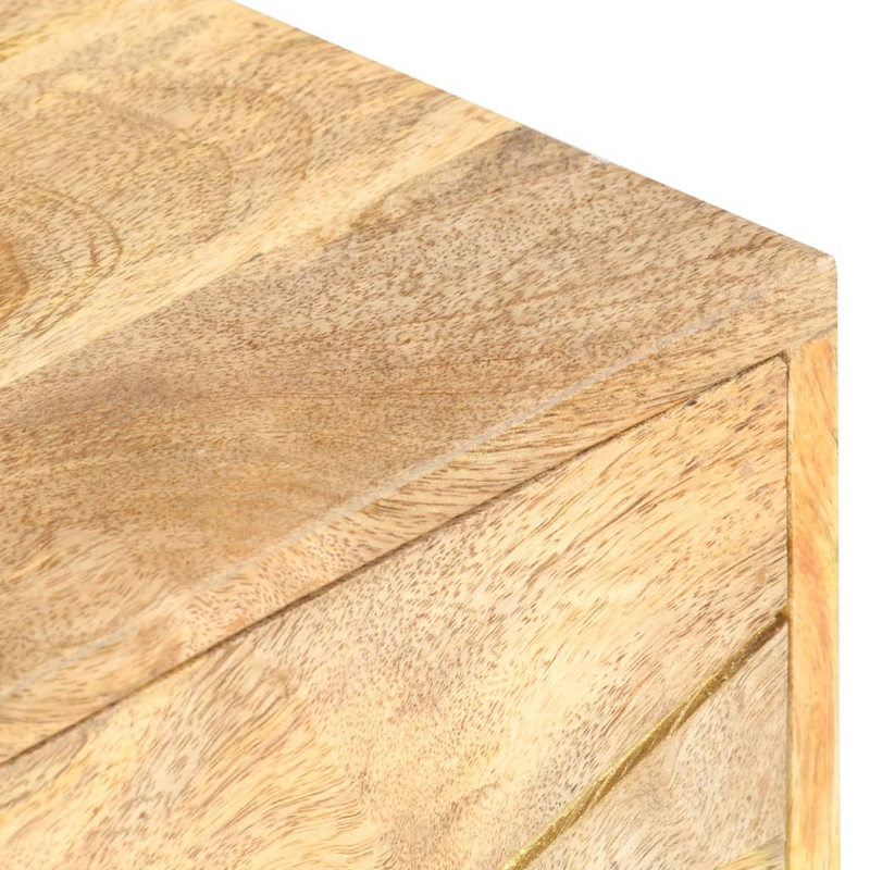vidaXL Bedside Cabinet 15.7"x11.8"x19.7" Solid Mango Wood