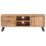 vidaXL TV Cabinet 47.2"x11.8"x16.5" Solid Acacia Wood with Live Edges