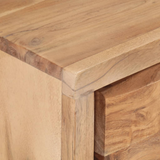vidaXL TV Cabinet 47.2"x11.8"x16.5" Solid Acacia Wood with Live Edges