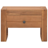 vidaXL Bedside Cabinet 19.7"x11.8"x13.8" Solid Teak Wood