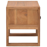 vidaXL Bedside Cabinet 19.7"x11.8"x13.8" Solid Teak Wood