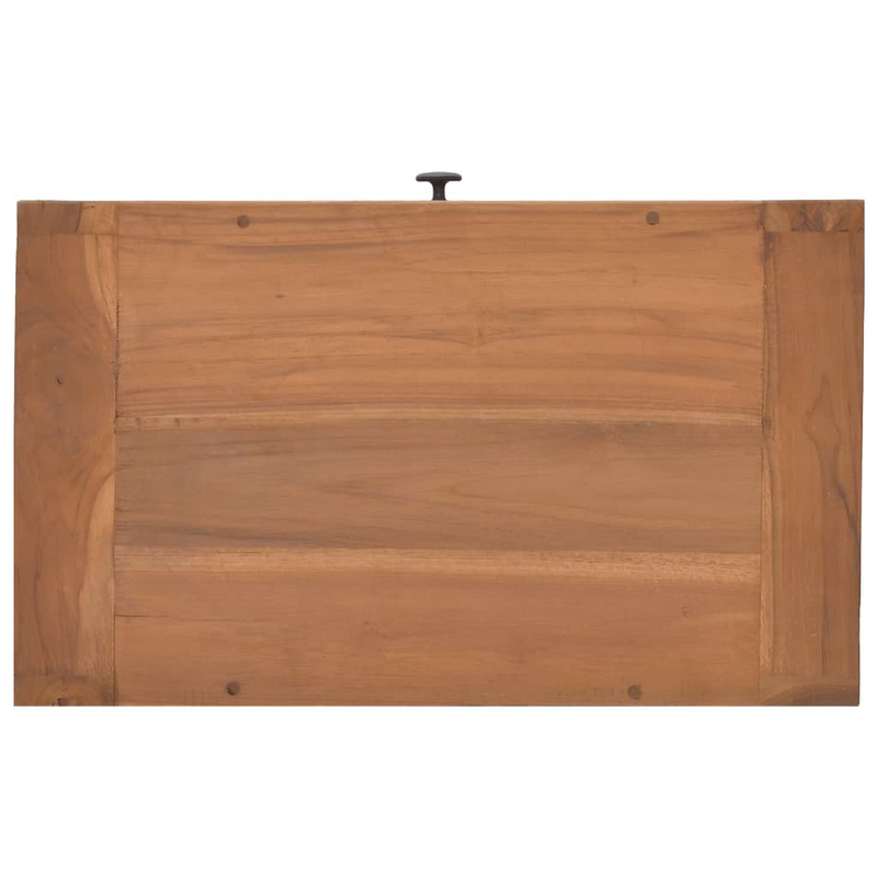vidaXL Bedside Cabinet 19.7"x11.8"x13.8" Solid Teak Wood