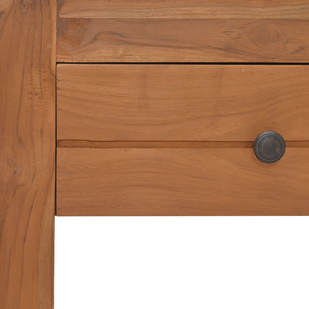 vidaXL Bedside Cabinet 19.7"x11.8"x13.8" Solid Teak Wood
