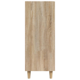 vidaXL Sideboard Sonoma Oak 27.4"x13.4"x35.4" Engineered Wood