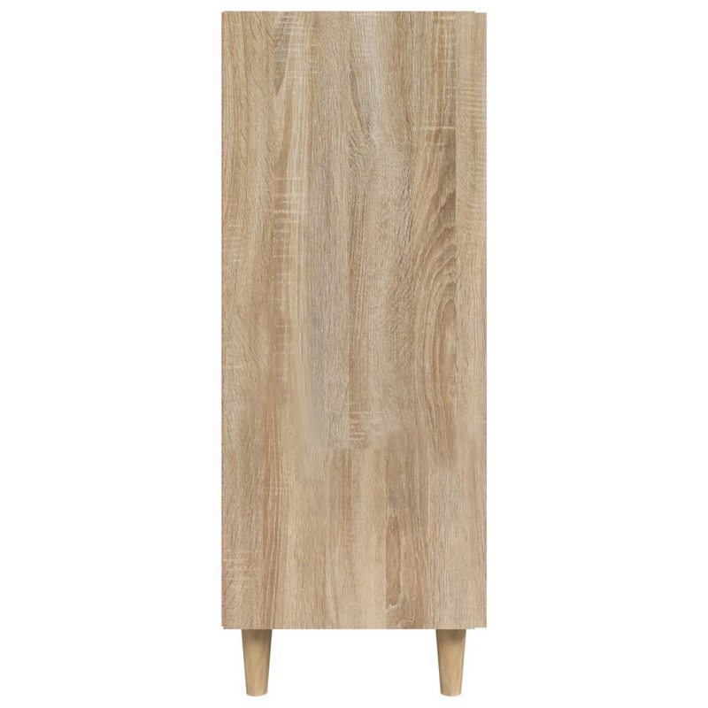 vidaXL Sideboard Sonoma Oak 27.4"x13.4"x35.4" Engineered Wood