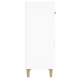 vidaXL Sideboard White 27.4"x13.4"x35" Engineered Wood