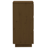 vidaXL Sideboard Honey Brown 12.6"x13.4"x29.5" Solid Wood Pine