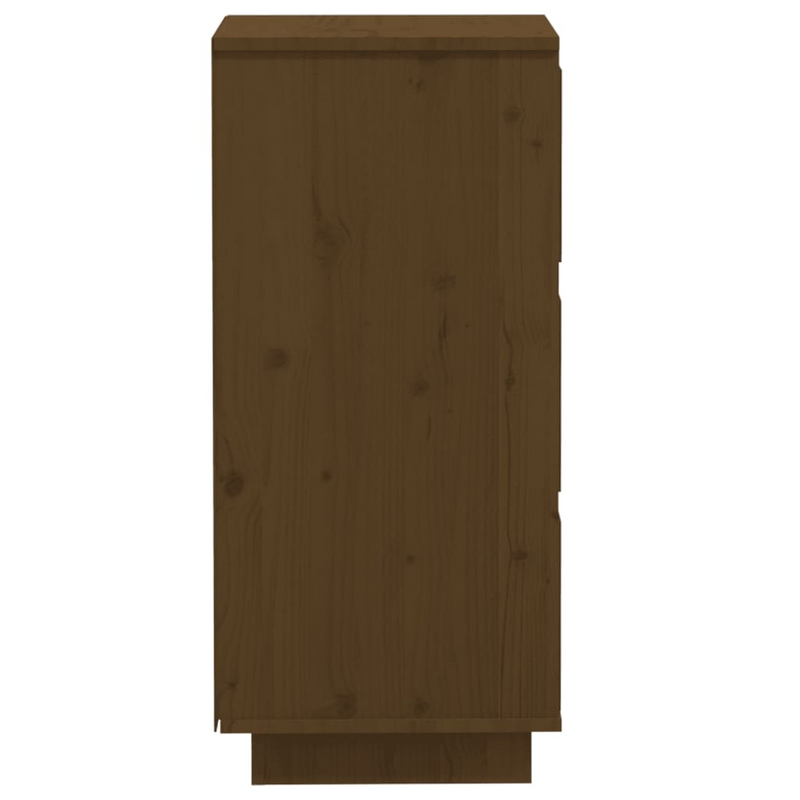 vidaXL Sideboard Honey Brown 12.6"x13.4"x29.5" Solid Wood Pine