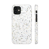 White Terrazzo Phone Case