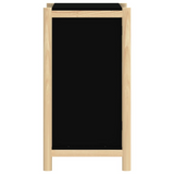 vidaXL Sideboard Black 24.4"x15"x27.6" Engineered Wood