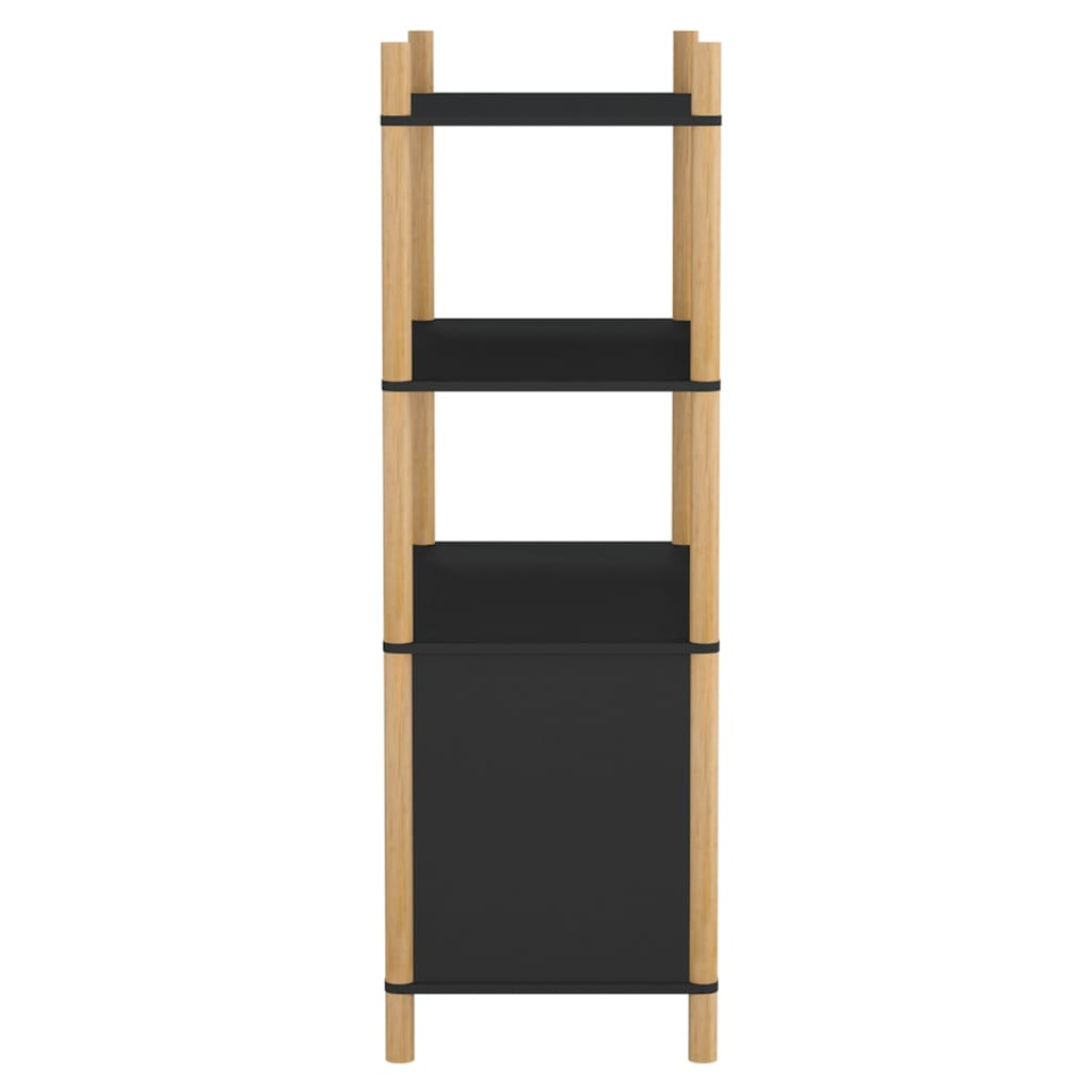 vidaXL Highboard Black 31.5"x15.7"x47.6" Engineered Wood