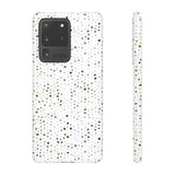 White Terrazzo Phone Case