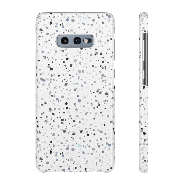 White Terazzo Phone Case