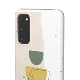 Mid Century Modern Phone Case in Yellow/Green/Pink