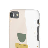 Mid Century Modern Phone Case in Yellow/Green/Pink