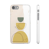 Mid Century Modern Phone Case in Yellow/Green/Pink
