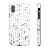 White Terrazzo Phone Case