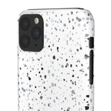 White Terazzo Phone Case
