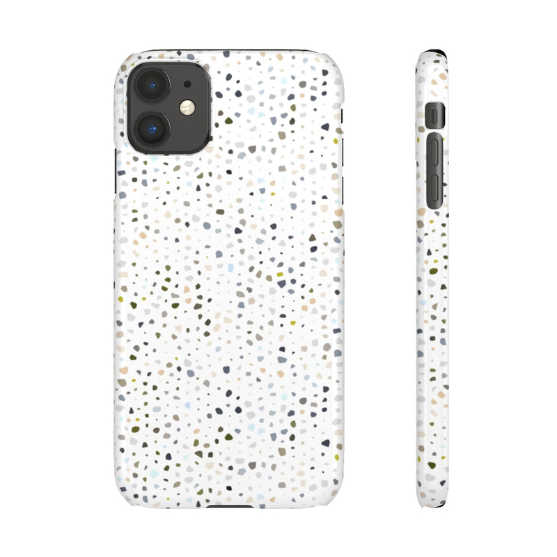 White terrazzo phone case, modern phone case, cute phone case, minimalist phone case, abstract phone case, phone cases, iphone cases, iphone, boho phone case, cute phone cases, geometric phone case, phone case ideas, iphone case, terrazzo phone case, accessories aesthetic, aesthetic phone, apple products, boho style phone case, snap case, cell phone cases, cute geometric phone case, teen phone cases, best cell phone cases, trendy cases, iPhone phone case, samsung cases, trendy phone case