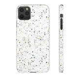White Terrazzo Phone Case