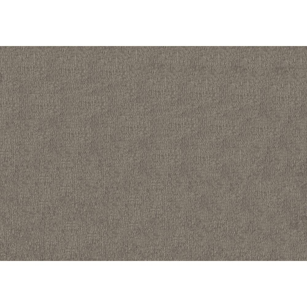 OTTOMAN - LIGHT BROWN VELVET / GOLD METAL BASE"