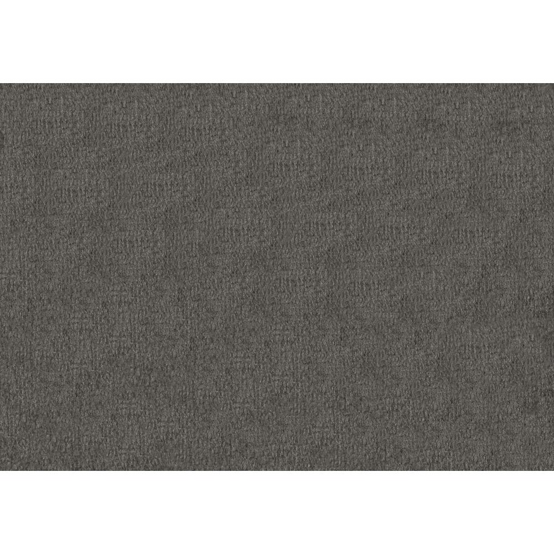 OTTOMAN - GREY VELVET / GOLD METAL BASE"
