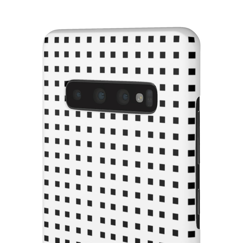 Modern Black Squares Phone Case