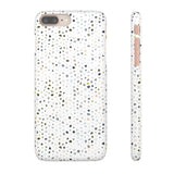 White Terrazzo Phone Case