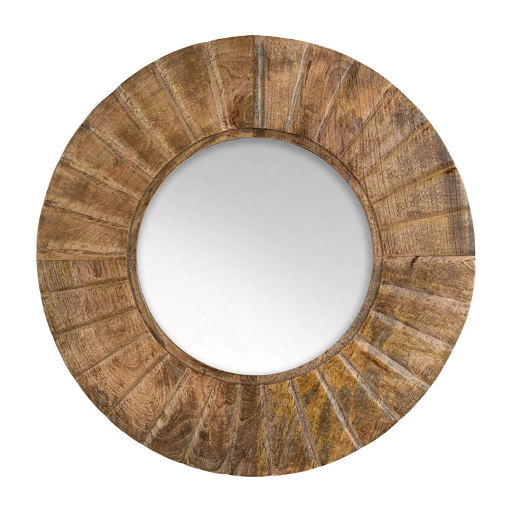 Carved Wood Mirror