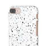 White Terazzo Phone Case