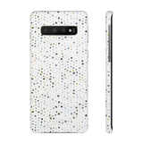 White Terrazzo Phone Case