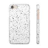 White Terazzo Phone Case